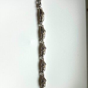 Kieselstein-Cord Vintage Sterling Silverling Alligator Bracelet
